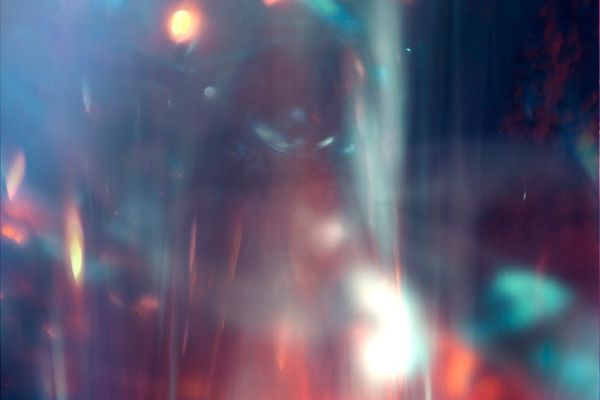 Abstract representation of clear focus and light rays